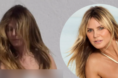 Siêu mẫu Heidi Klum gây tranh cãi khi bán nude tắm nắng ở ban công