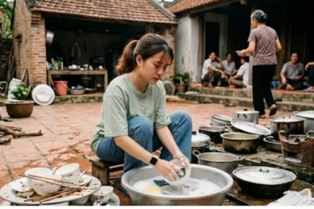 Lần đầu ra mắt bị cô chồng bắt rửa 3 mâm bát