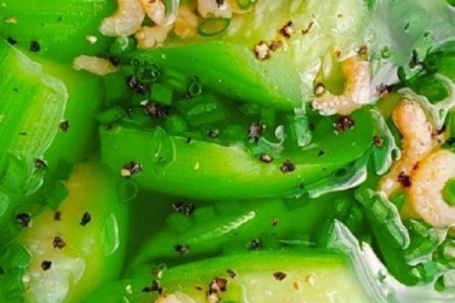 Canh mướp nấu tôm: Món ăn thanh nhiệt, bổ khí huyết ngày hè