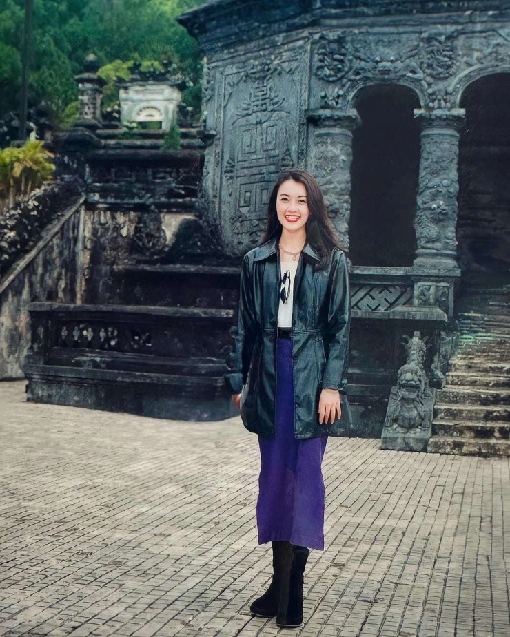 Vân Dung từng lọt top 15 cuộc thi hoa hậu. Ảnh: FBNV