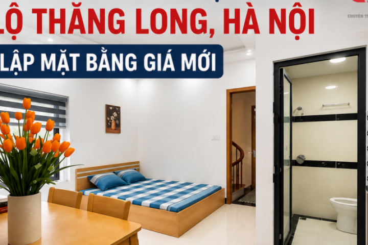 Tòa chung cư mini trên trục đường Đại Lộ Thăng Long, Hà Nội thiết lập mặt bằng giá mới