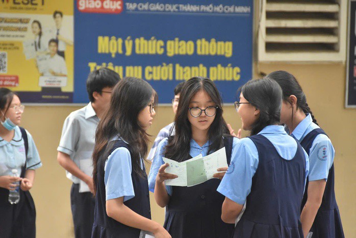 Thí sinh dự kỳ thi lớp 10 tại TP HCM năm 2025. Ảnh: TẤN THẠNH