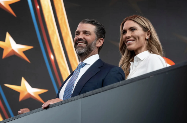 Donald Trump Jr. và Bettina Anderson đã tổ chức tiệc tiền hôn nhân và tiệc độc thân. (Ảnh: Nytimes)