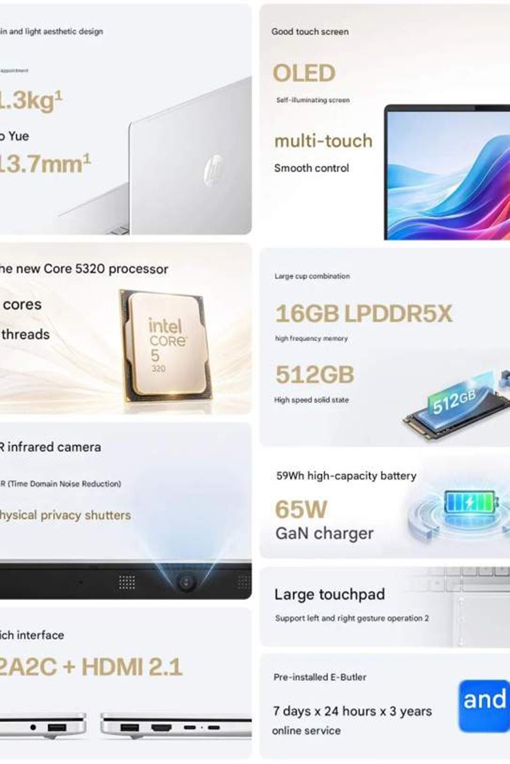 Các thông số StarBook Plus cũng nổi bật so với MacBook Neo.