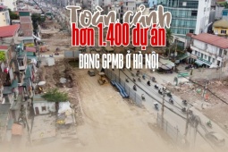 Toàn cảnh hơn 1.400 dự án đang thực hiện GPMB ở Hà Nội