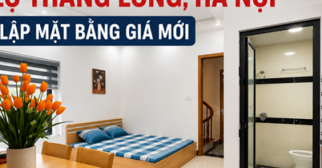 Tòa chung cư mini trên trục đường Đại Lộ Thăng Long, Hà Nội thiết lập mặt bằng giá mới