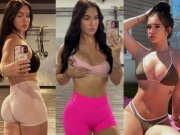 Hot girl bơi lội Mỹ sở hữu bờ vai “Thần Sấm”, thân hình "đồng hồ cát" vạn người mê