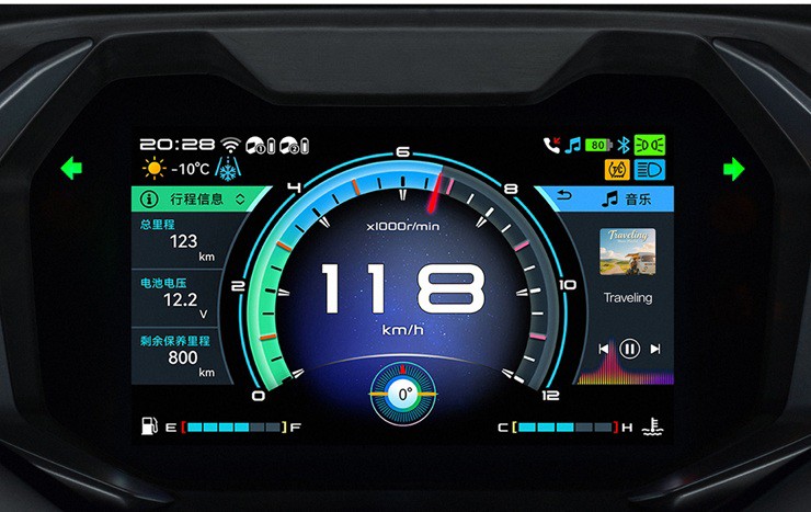 “Kẻ thách thức” Honda Forza 350 xuất hiện: Có camera kép, tay lái sưởi, TFT 7 inch - 6