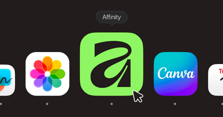 Ứng dụng chỉnh sửa ảnh Affinity Photo.