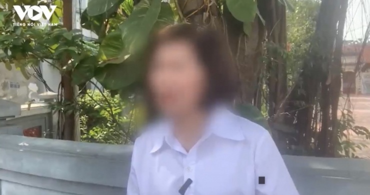 Chị Nhung chia sẻ với phóng viên Báo Điện tử Tiếng nói Việt Nam (VOV).
