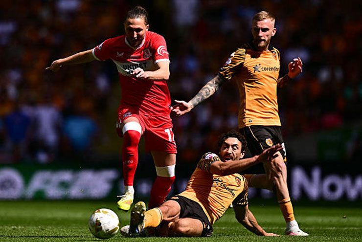 Trực tiếp bóng đá Hull - Middlesbrough: Hull 2 phen hú vía đầu hiệp 2 (CK playoff lên Ngoại hạng Anh)