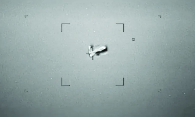 UFO xuất hiện gần Nhật Bản hồi năm 2024. Ảnh: BQP Mỹ