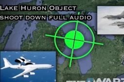 Sau nghi án do thám Trung Quốc, Mỹ công bố vật thể bí ẩn bị tiêm kích F-16 bắn hạ trên hồ Huron