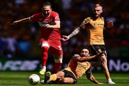 Trực tiếp bóng đá Hull - Middlesbrough: Bàn thắng phút 90+5 (CK playoff lên Ngoại hạng Anh) (Hết giờ)