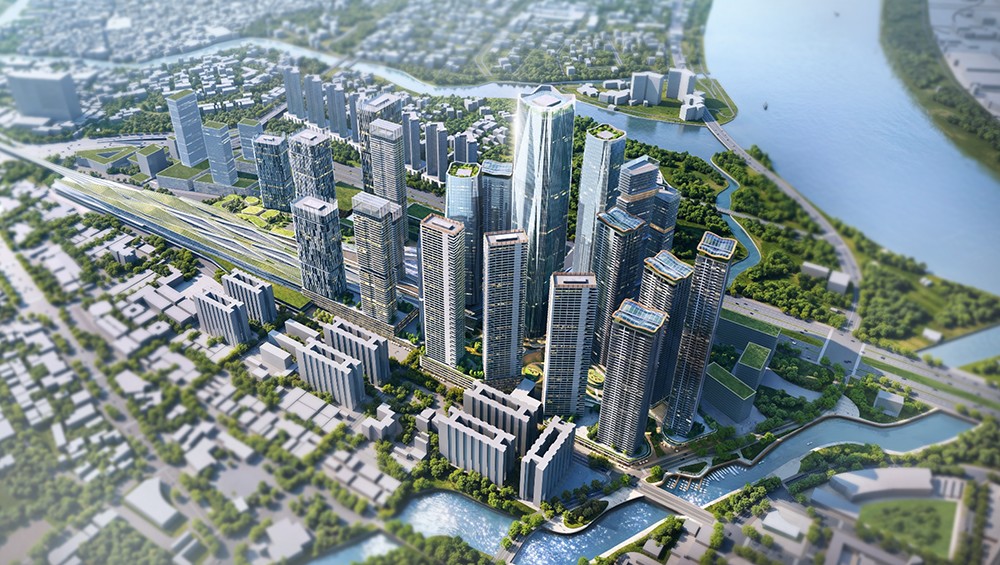Mô hình đô thị TOD 5.0 do Sơn Kim Land đề xuất phát triển tại khu vực ga Thủ Thiêm