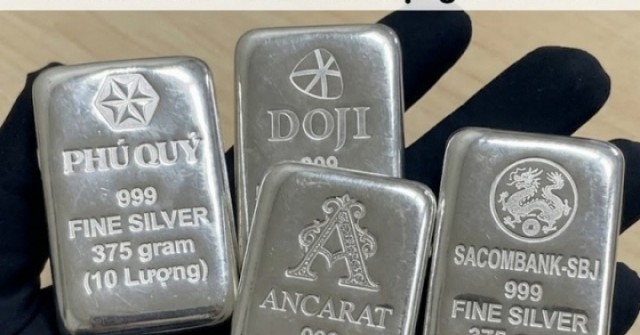 Giá bạc hôm nay 23/5: Bạc Phú Quý, Doji, Ancarat, Sacombank-SBJ biến động ra sao?