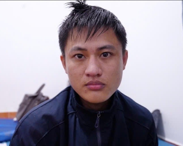 Trương Ngọc Hòa (bên trái), Trịnh Thành Trung (bên phải). Ảnh Công an cung cấp.
