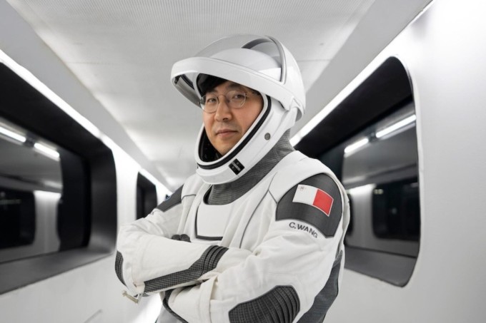 Tỷ phú tiền số Chun Wang là chỉ huy nhiệm vụ Fram2 cuối tháng 3/2025 của SpaceX. Ảnh: SpaceX