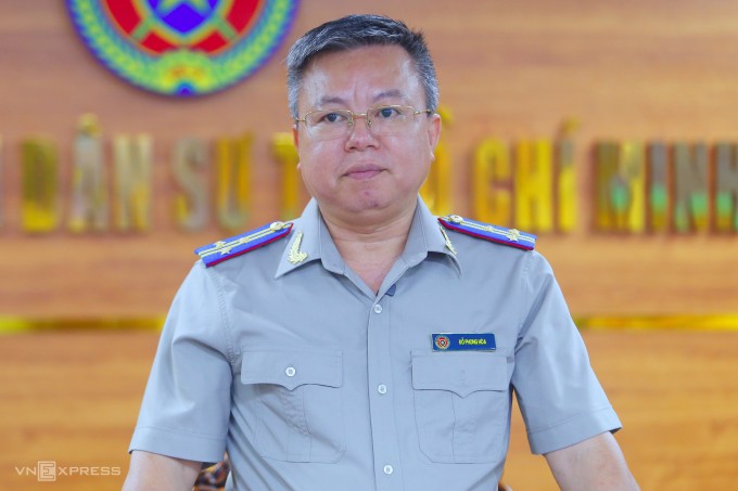 Ông Đỗ Phong Hóa, Phó trưởng Thi hành án dân sự TP HCM. Ảnh: Phạm Dự