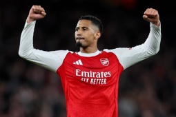 Tin mới nhất bóng đá tối 24/5: Saliba biết Arsenal vô địch Ngoại hạng Anh từ tháng 3