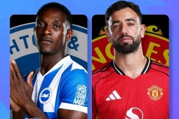 Trực tiếp bóng đá Brighton - MU: Fernandes săn kỷ lục mọi thời đại (Ngoại hạng Anh)