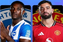 Trực tiếp bóng đá Brighton - MU: Fernandes sát cánh Mbeumo, Mount (Ngoại hạng Anh)