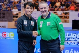 Chiêm Hồng Thái đấu "thiên tài" người Bỉ ở chung kết bi-a World Cup, kết quả ra sao?