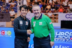 Chiêm Hồng Thái vượt Trần Quyết Chiến trên bảng xếp hạng bi-a thế giới sau World Cup