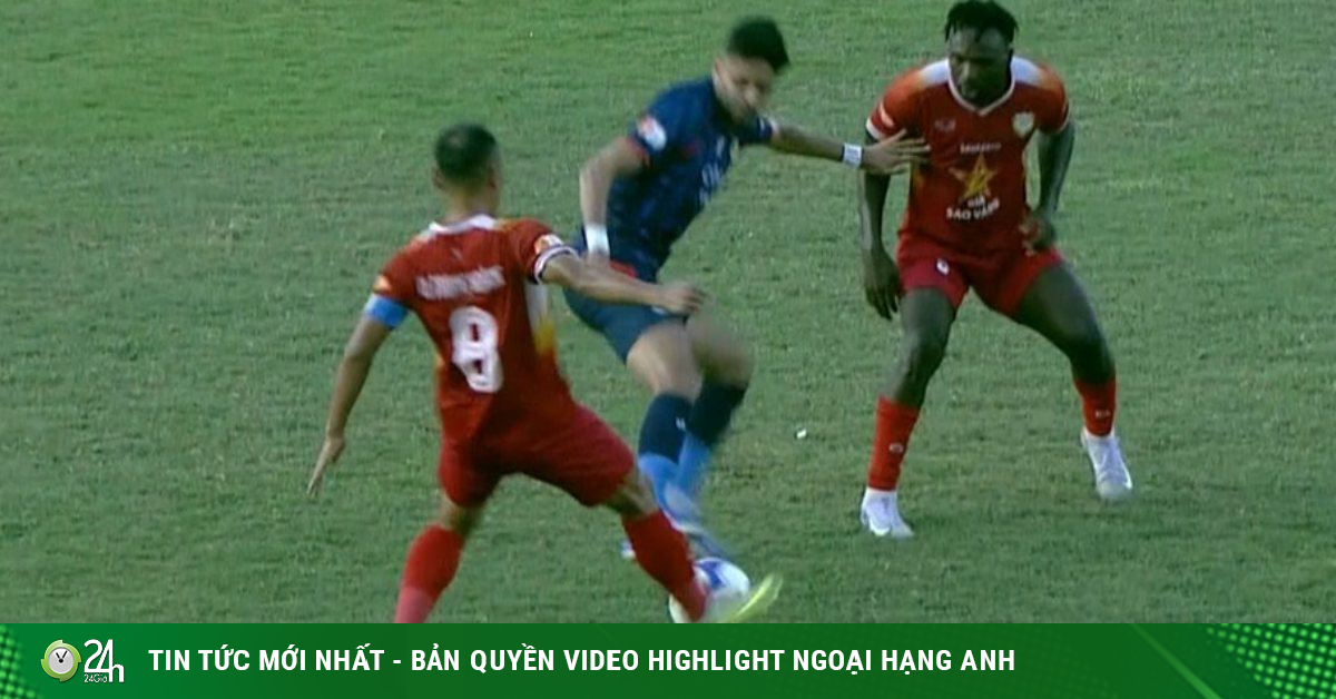 Video bóng đá Hà Tĩnh - Công an Hà Nội: Cột dọc cứu nguy (V-League)