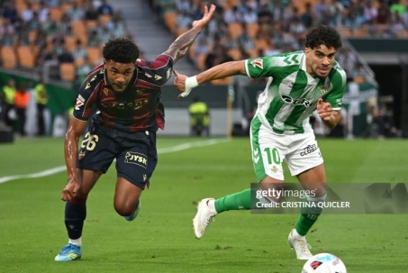 Kết quả bóng đá Betis - Levante: Đội Antony nhọc nhằn, đua trụ hạng nghẹt thở (La Liga)