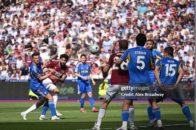 Trực tiếp bóng đá West Ham - Leeds: Bàn thứ 3 ấn tượng (Ngoại hạng Anh) (Hết giờ) - 1
