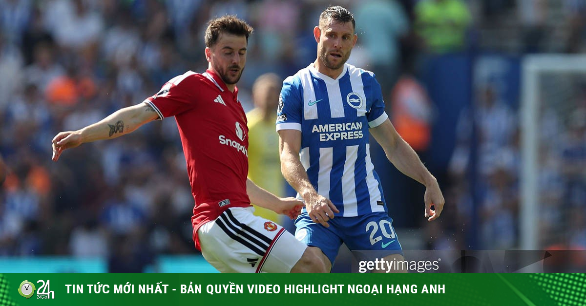 Kết quả bóng đá Brighton - MU: Rực rỡ kỷ lục Fernandes, tưng bừng ngày hạ màn (Ngoại hạng Anh)