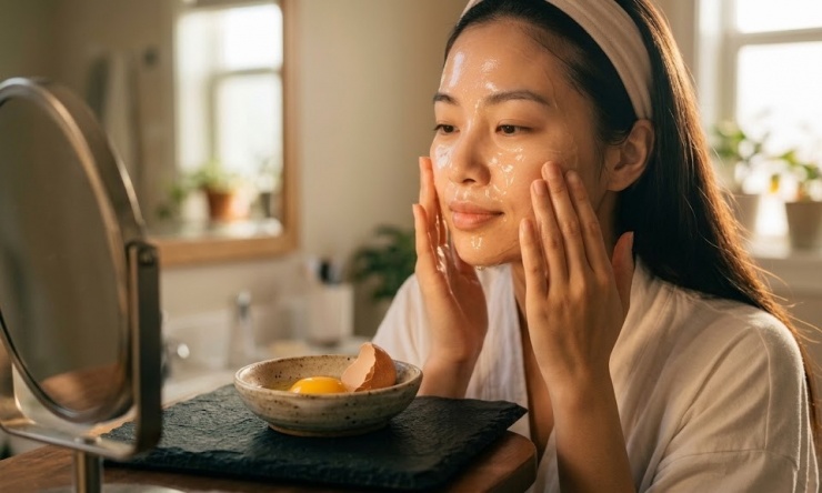 Là thực phẩm có giá trị, lòng trắng trứng còn được sử dụng để làm mặt nạ chăm sóc da.