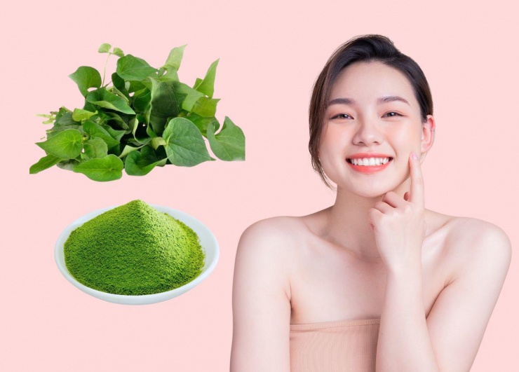 Rau diếp cá hỗ trợ kiểm soát dầu nhờn trên da, làm mờ vết thâm sau mụn.