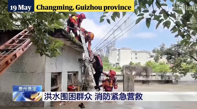 Mưa lũ kinh hoàng trên diện rộng ở Trung Quốc - 2