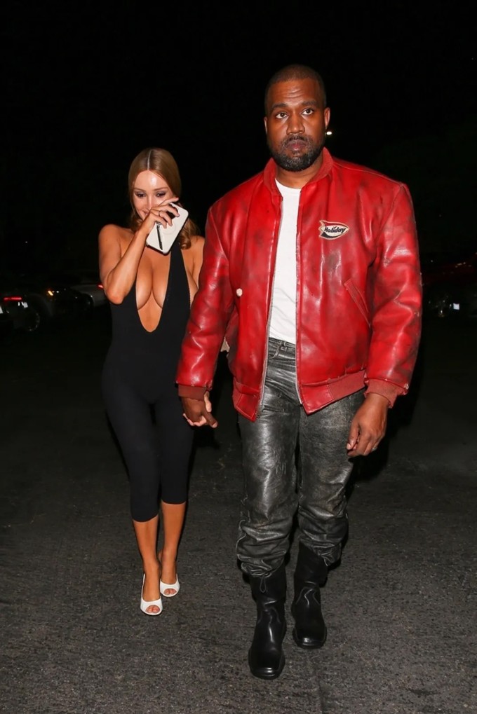 Kanye và vợ hẹn hò xem phim 'Michael' - phim tiểu sử về cuộc đời Michael Jackson. Ảnh: Backgrid
