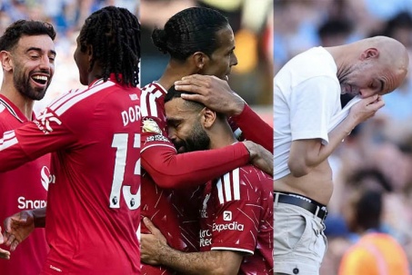 Ngoại hạng Anh hạ màn: Fernandes phá kỷ lục của De Bruyne, Salah & Pep bật khóc nức nở