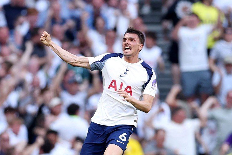 Palhinha ghi bàn thắng duy nhất của trận đấu, giúp&nbsp;Tottenham đánh bại Everton để chính thức trụ hạng
