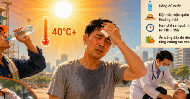Nắng nóng như đổ lửa kéo dài, bác sĩ cảnh báo nguy cơ sốc nhiệt, tổn thương não