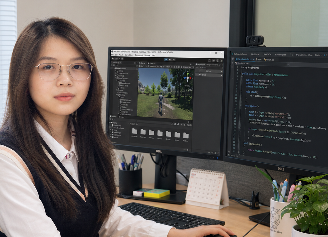 Chị Đinh Hà Phương, học viên Cao học ngành Hệ thống Thông tin Quản lý, Đại học Kinh tế Quốc dân.