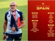 ĐT Tây Ban Nha công bố danh sách dự World Cup: Sạch bóng sao Real Madrid