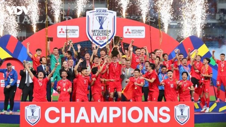 ĐT Việt Nam vô địch AFF ASEAN Cup 2024. (Ảnh: Hoài Thương)