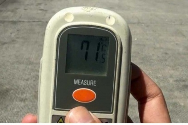 Thông tin nhiệt độ ngoài trời có nơi lên tới 71 độ C có chính xác?