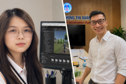 Hai học viên NEU thắng hackathon quốc tế với ý tưởng dùng AI hỗ trợ doanh nghiệp phát triển bền vững