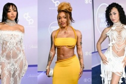Dàn sao đua nhau hở bạo trên thảm đỏ American Music Awards