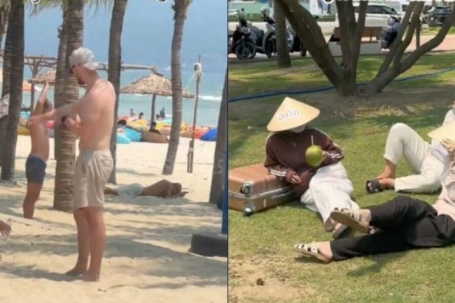 Clip so sánh khách Tây và khách Ta khi đi biển khiến dân mạng cười bò