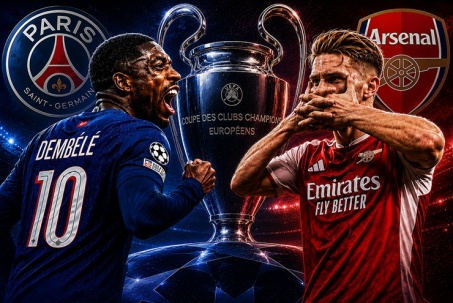 Arsenal biến hóa khôn lường chung kết Cúp C1, đập tan sự thống trị PSG không khó