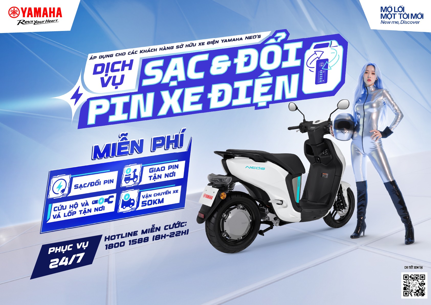 Chương trình đặc biệt chỉ áp dụng cho khách hàng sử dụng xe máy Yamaha NEO’s
