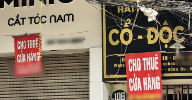 Sau những tấm biển cho thuê dày đặc ở phố trung tâm Hà Nội
