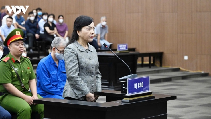 Bị cáo Nguyễn Thị Kim Tiến, cựu Bộ trưởng Bộ Y tế. (Ảnh: Trọng Phú)